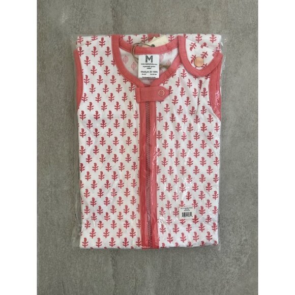 Malabar Baby Wearable Blanket Pink City Sleeping Sack Lightweight 6-18 M Organic - Picture 13 of 16